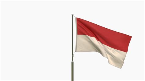 Animated Indonesia Flag 3D Model - TurboSquid 1797654