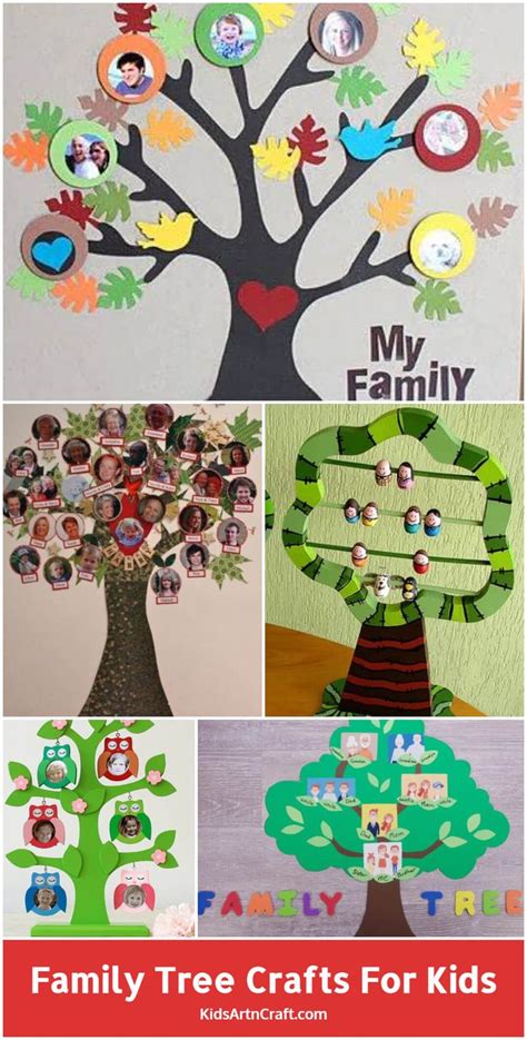 Family Tree For Kids Project – DIY Ideas for School Children in 2022 ...