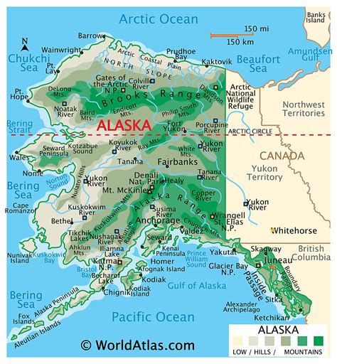 Printable Map Of Alaska With Cities And Towns