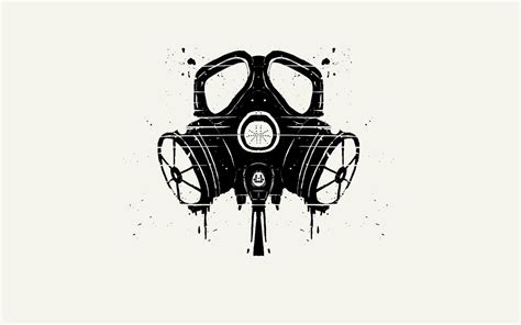 Download Dark Gas Mask HD Wallpaper | Gas mask art, Gas mask, Art