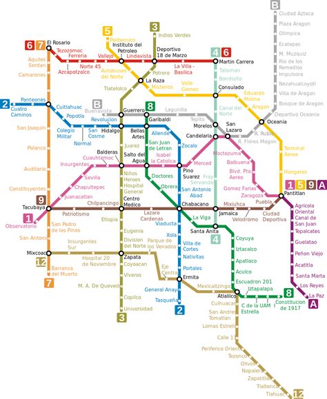 Mexico City Metro Map Mexico 28 | The Best Porn Website