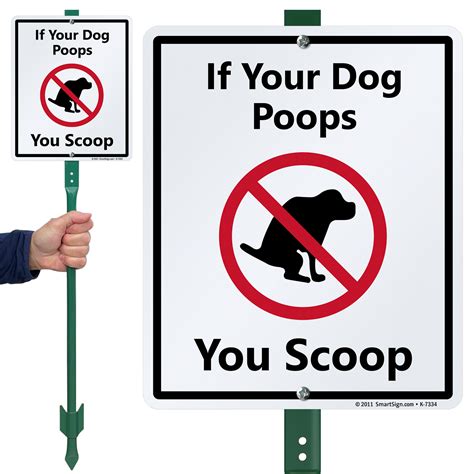 Dog Poop Signs