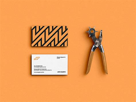 Leather Business Card by Angelo Vito on Dribbble