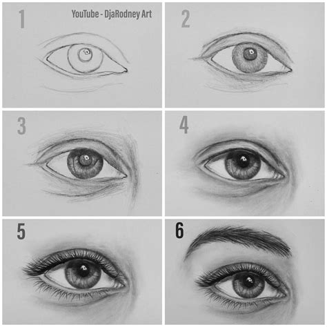 Easy Way to Draw Realistic Eyes: Step by Step https://youtu.be ...