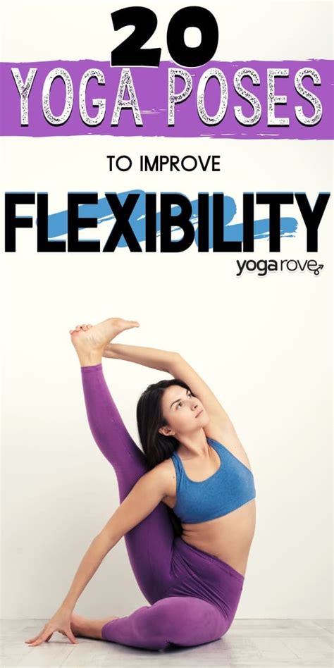 20 Beginner Yoga Poses for Flexibility (+ free printable) - Yoga Rove