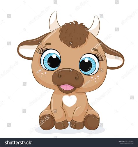 8,171 Cartoon baby bull Images, Stock Photos & Vectors | Shutterstock