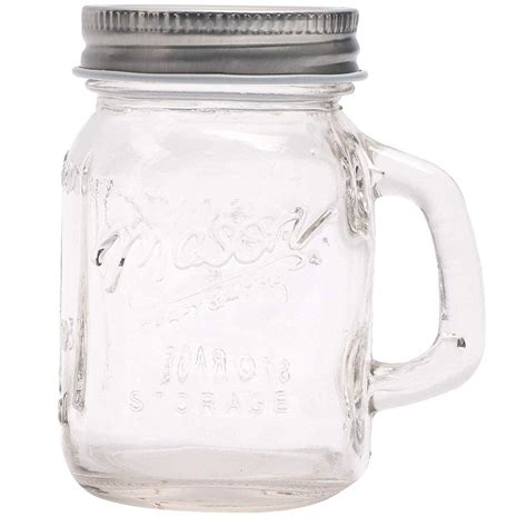 24 Pack Ball Mason Jars 4 oz with Lids and Handles Clear Canning Glass ...