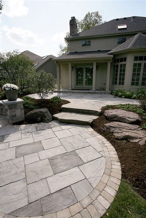 20+30+ Backyard Stone Patio Design Ideas