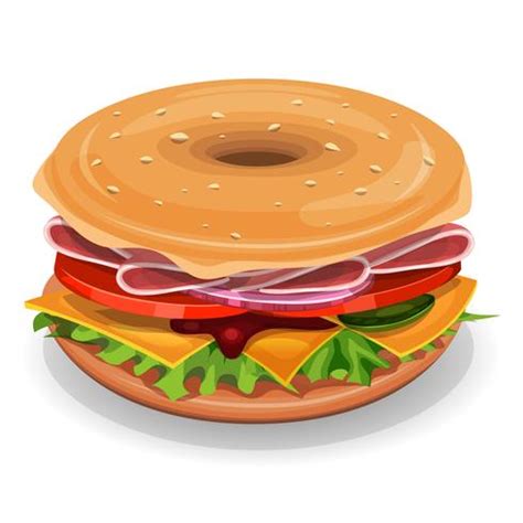 American Bagel 265449 Vector Art at Vecteezy