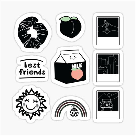 Aesthetic Stickers Black And White | ubicaciondepersonas.cdmx.gob.mx