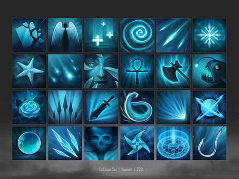 Skill Icon Set | Game Art by Vaanart | Artist on Dribbble