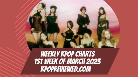 [Weekly KPOP Chart] 1st Week of March 2023 – KPOPREVIEWED