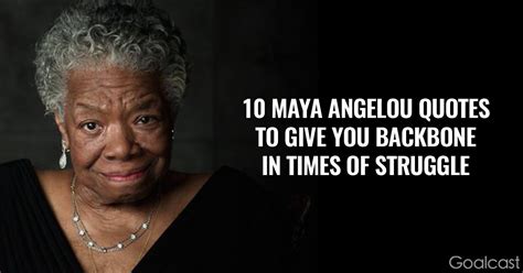 Maya Angelou Resilience Quotes