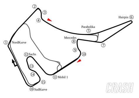 Hockenheimring | Race Circuit | Crash