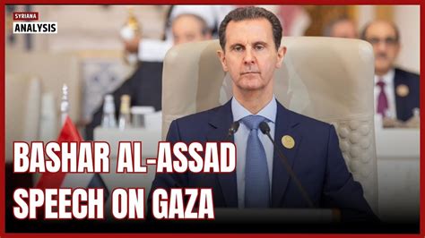 President Bashar al-Assad speech on Gaza (English Subtitles) - YouTube