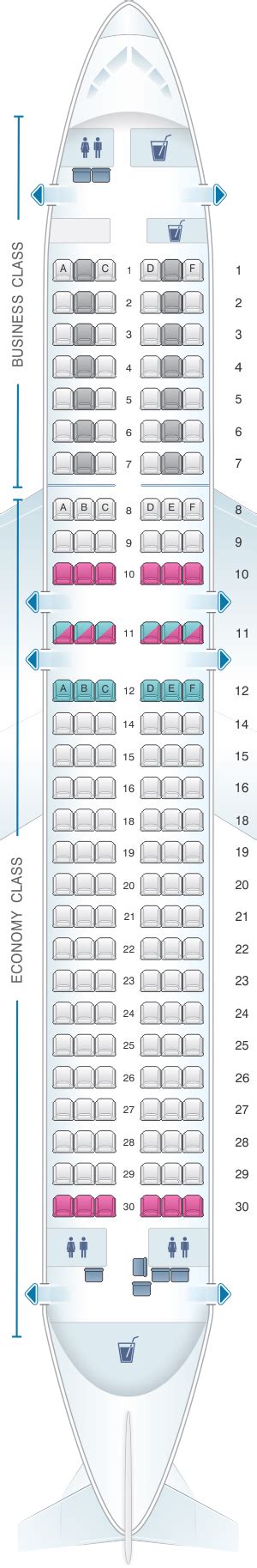 Seat Map Lufthansa Airbus A320 | SeatMaestro