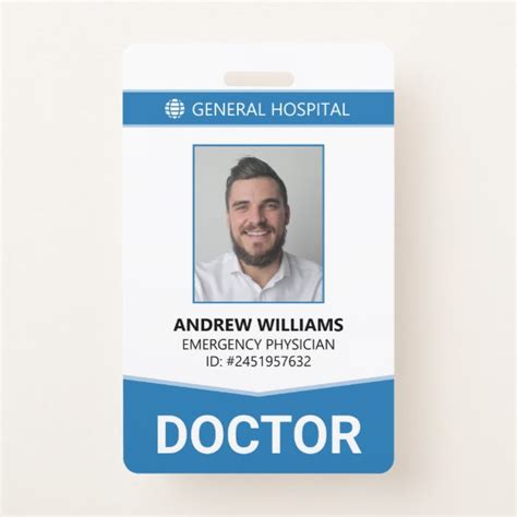 Doctor Hospital Medical Staff ID Badge - J32 DESIGN