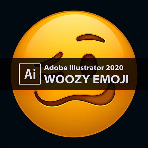 Woozy Emoji Adobe Illustrator 2020 Source File Original Vector Art - Etsy