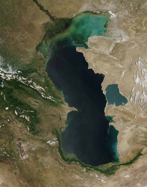 The Caspian Sea is running out of "sea" because of climate change ...