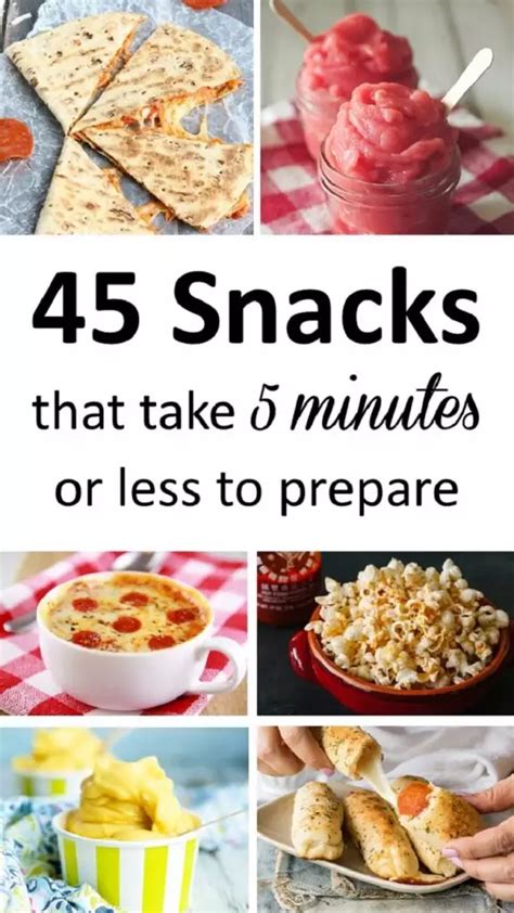 5-Minute Snacks Recipes – REASONS TO SKIP THE HOUSEWORK