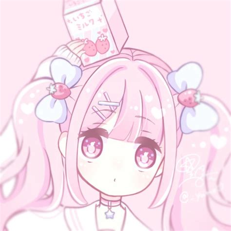 Pink Demon Anime Girl Pfp