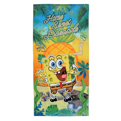 Spongebob Squarepants Kids Beach Towel, 28 x 58, Sponges of Fun, 1 Each ...