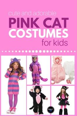 Cute Pink Cat Costumes For Kids This Halloween