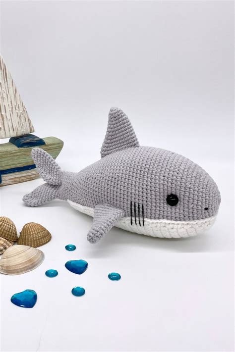 Free Crochet Shark Pattern - Cuddly Stitches Craft