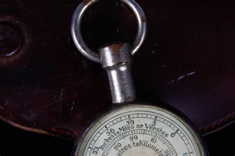 Vintage German Made Opisometer Map Measure with Leather Case | EBTH