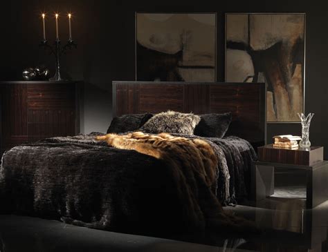 Nella Vetrina Dream DRE04 Italian Designer Ebony Wood Bed - Luxury ...