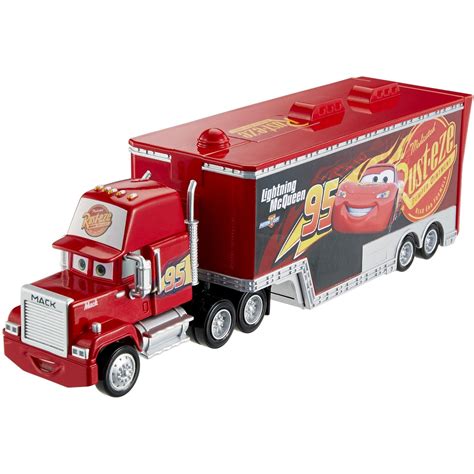 CARS MACK HAULER Lightning McQueen RUST-EZE -2017 DISNEY CARS ...