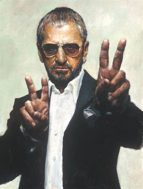 Ringo Starr portrait painting | Fabian Perez Art