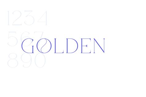 GOLDEN - Font Free Download