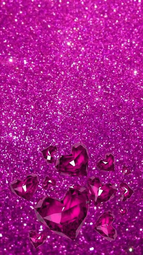 Pink Diamond Heart Wallpaper