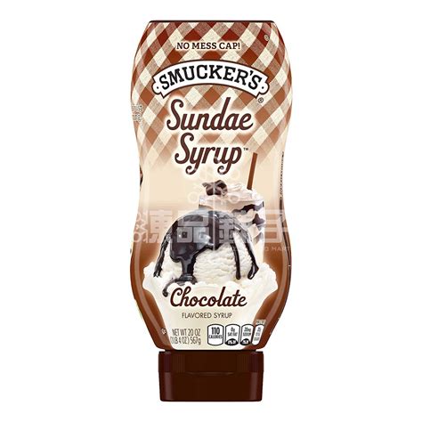 SMUCKER'S SUNDAE SYRUP CHOCOLATE (20 OZ) - Frozen Food Best Priced ...