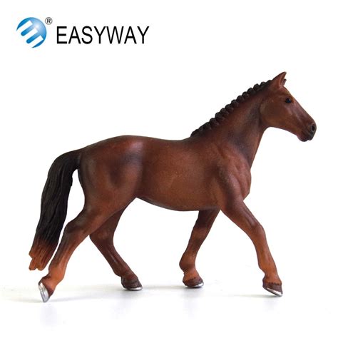 EASYWAY Horse Toy Figure Animal Model Figurines Kids Toy Gift Plastic ...