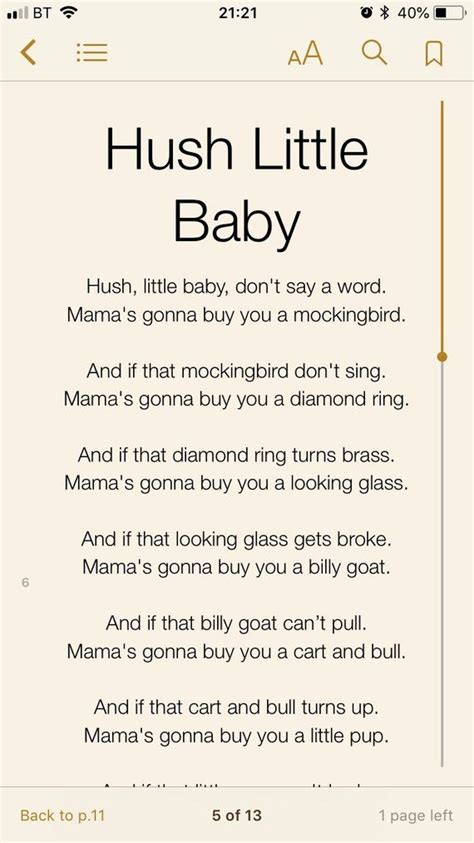 26 best ideas for coloring | Baby Lullaby Lyrics