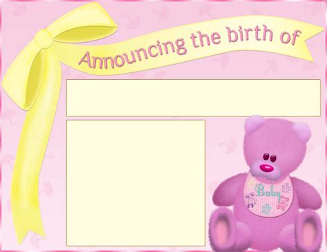 Collection of Birth Announcement PNG. | PlusPNG