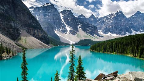 Moraine Lake, Banff National Park UHD 4K Wallpaper | Pixelz