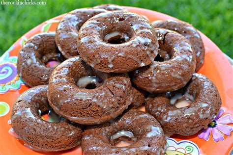 Chocolate Glazed Donuts - The Cookin Chicks