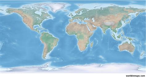 Political Map And Physical Map