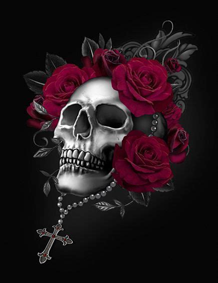 32+ Feminine Skull And Roses Wallpaper - TravisKeagin