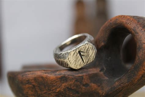 Viking Rune Ring Rune Jewelry Pagan Jewelry Futhark Ansuz - Etsy