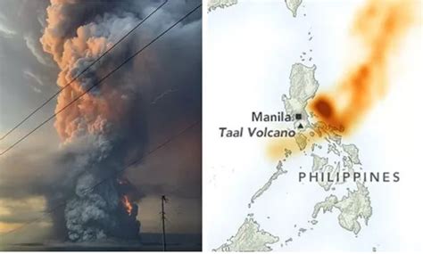 Taal Volcano emits record-high amount of sulfur dioxide (SO2) - Smog in ...