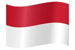 Indonesia flag vector - country flags