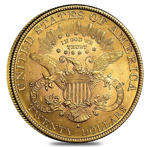 Buy $20 Liberty Double Eagle Gold Coin MS-64 (1850-1907) | Rare Pre ...