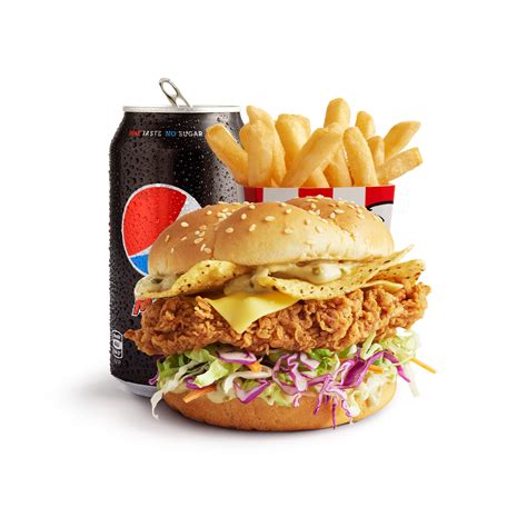 Zinger® Crunch Burger™ Combo | Burgers | KFC Menu