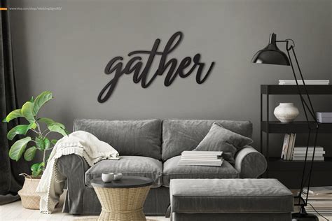 Gather wall decor Gather sign gather wood sign Wood wall | Etsy