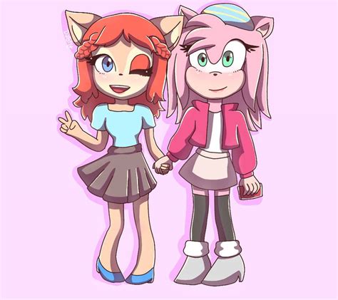 Amy and sally by datshy on DeviantArt