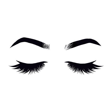 Eyelashes and Eyebrows Illustration on Behance Get Long Eyelashes ...